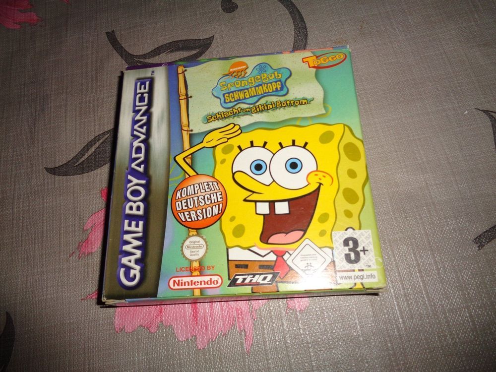 Spongebob Schwammkopf Schlacht Um Bikini Bottom GBA OVP Kaufen Auf