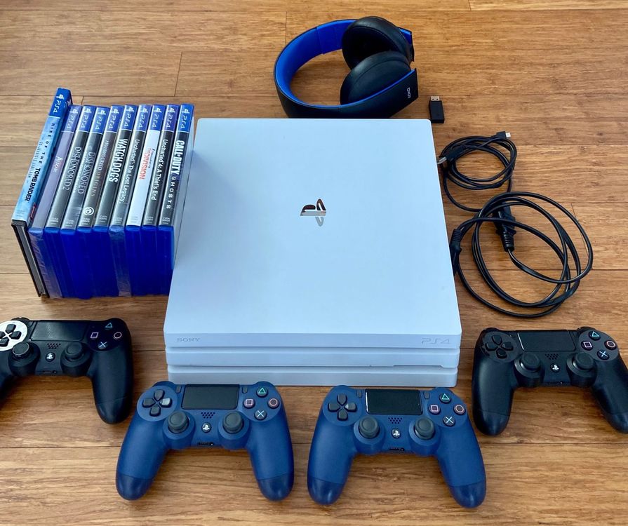 Sony Playstation Pro Tb White Mit Zubeh R Kaufen Auf Ricardo