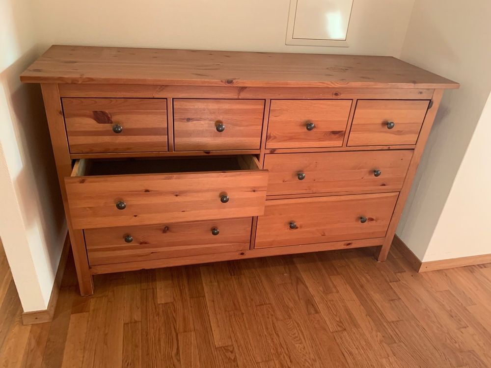 Kommode Hemnes Ikea Braun Holz Kaufen Auf Ricardo