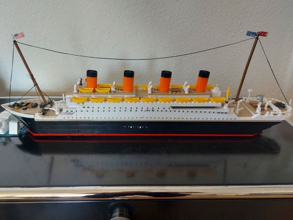 R M S Titanic Cobi Bausatz Modell A Zusammengesetzt Kaufen Auf