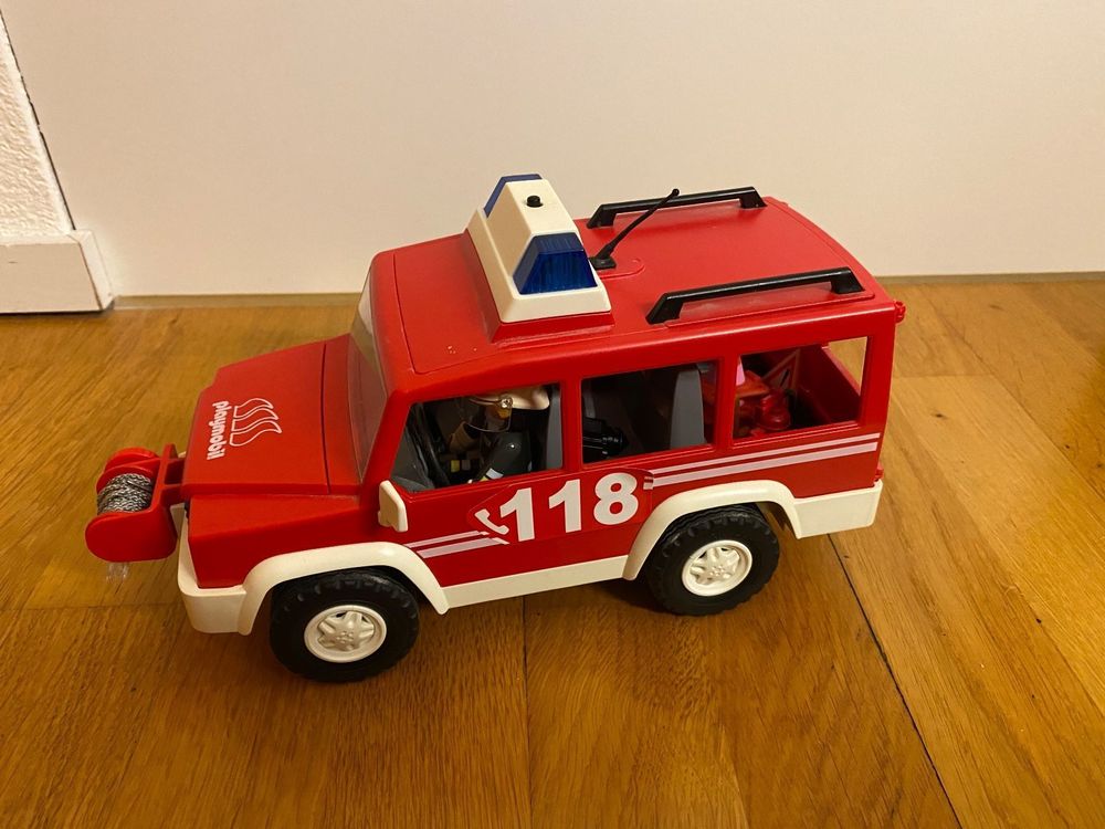 Playmobil Feuerwehrvorausfahrzeug 3181 Kaufen Auf Ricardo