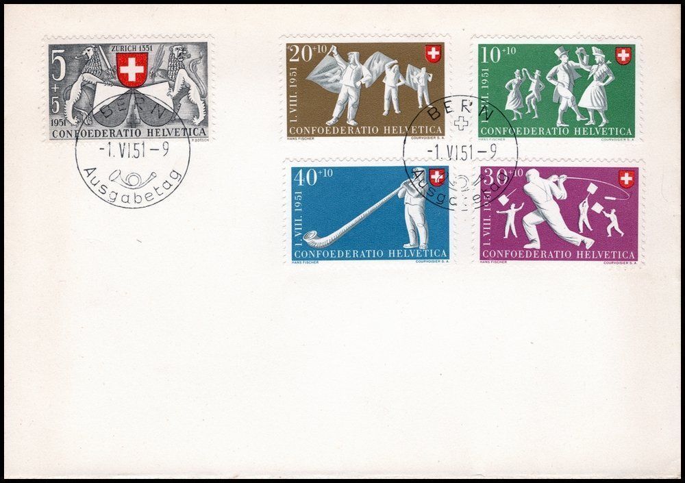 FDC PRO PATRIA 1951 ʘ BERN ohne sans adresse Kaufen auf Ricardo