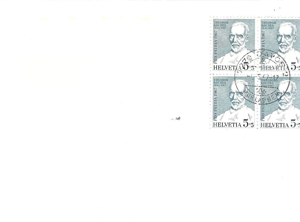 FDC Pro Patria Viererblock 1967 Kaufen Auf Ricardo