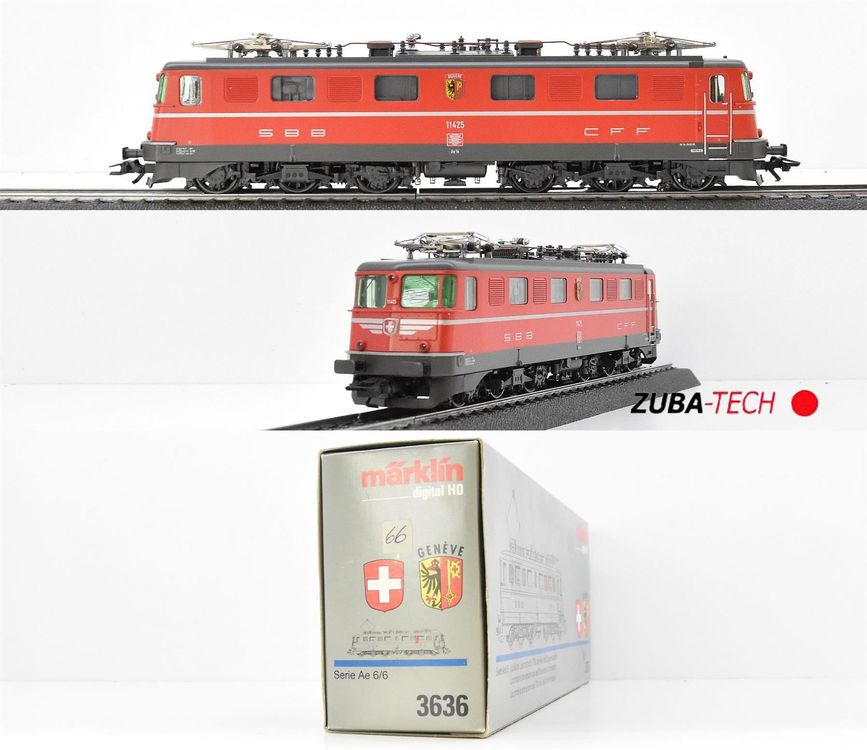 Märklin 3636 E Lok Ae 6 6 SBB H0 WS OVP Acheter sur Ricardo