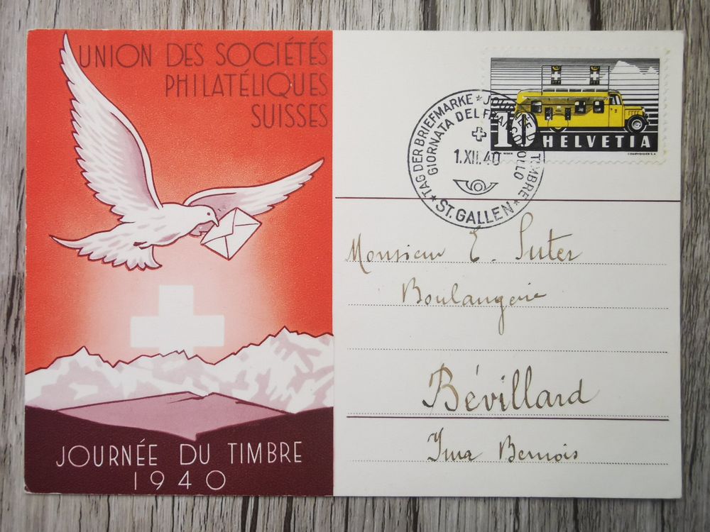 TR13 Carte Postale Timbre Suisse 1940 Kaufen Auf Ricardo