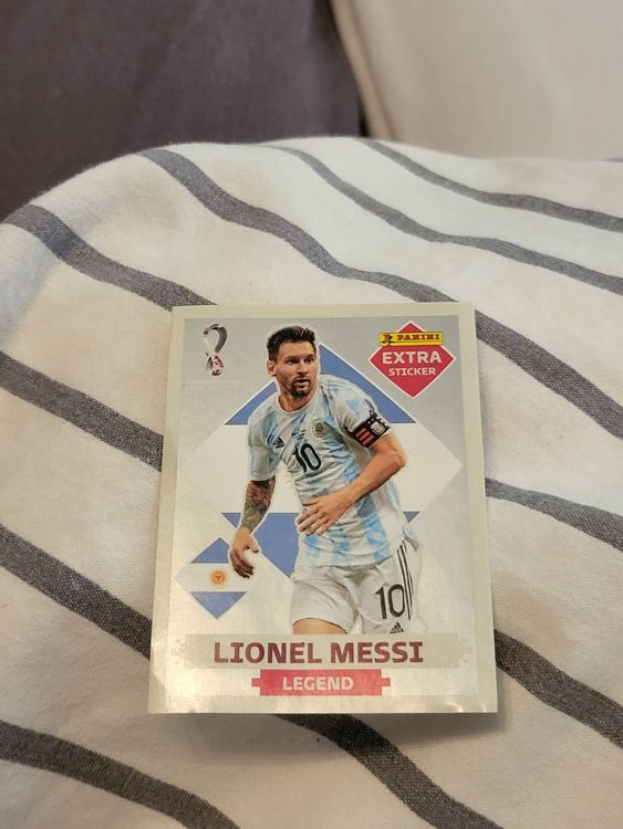 Panini Extra Sticker Wm Qatar Lionel Messi Silber Kaufen Auf Ricardo