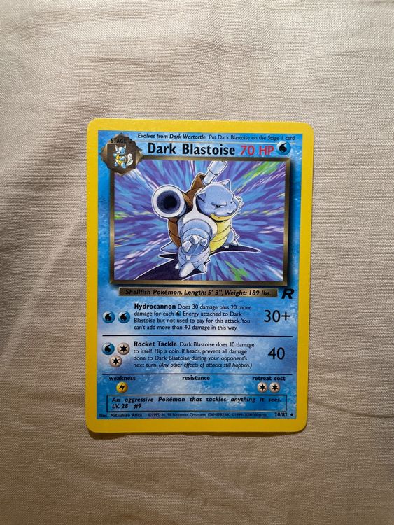 Dark Blastoise Team Rocket Mint Kaufen Auf Ricardo