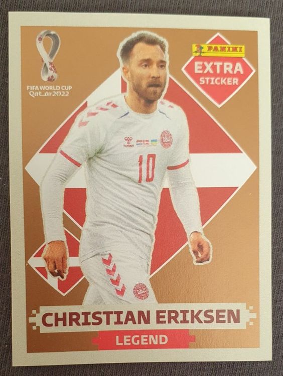 Panini WM 2022 Extra Sticker Legend Christian Eriksen Kaufen Auf Ricardo