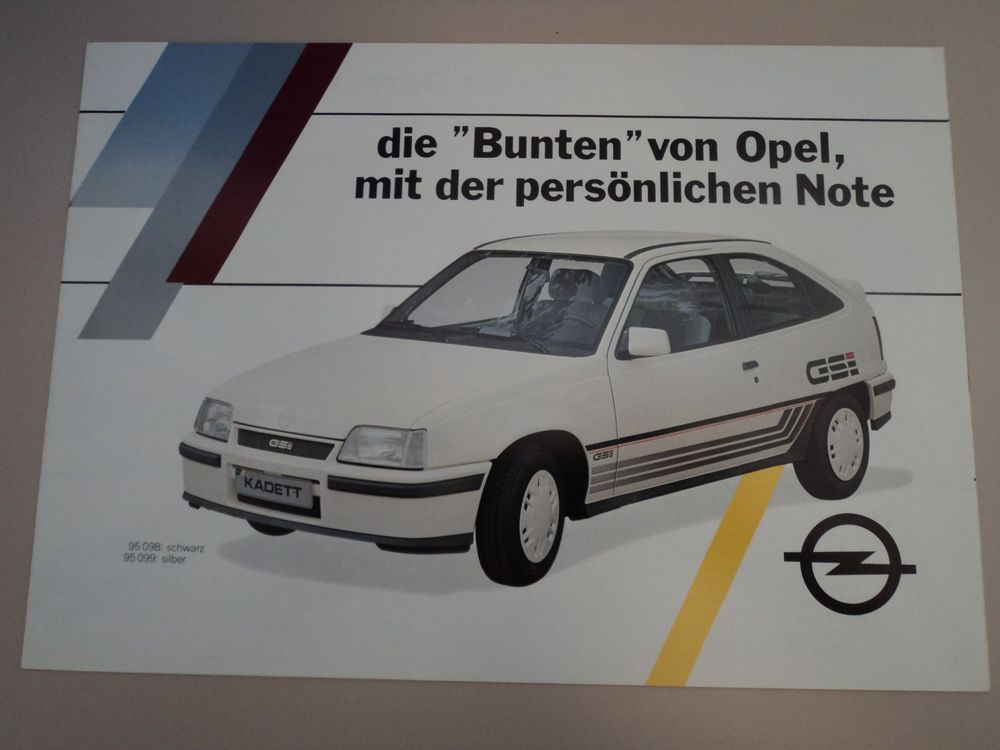 Prospekt Opel Tuning Kadett Gsi Corsa Ascona Er Kaufen Auf Ricardo