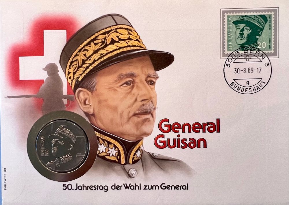 Numisbrief Guisan Jahrestag Der Wahl Zum General Kaufen Auf