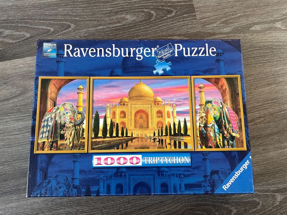 Ravensburger Puzzle Teile Triptychon Taj Mahal Kaufen Auf Ricardo