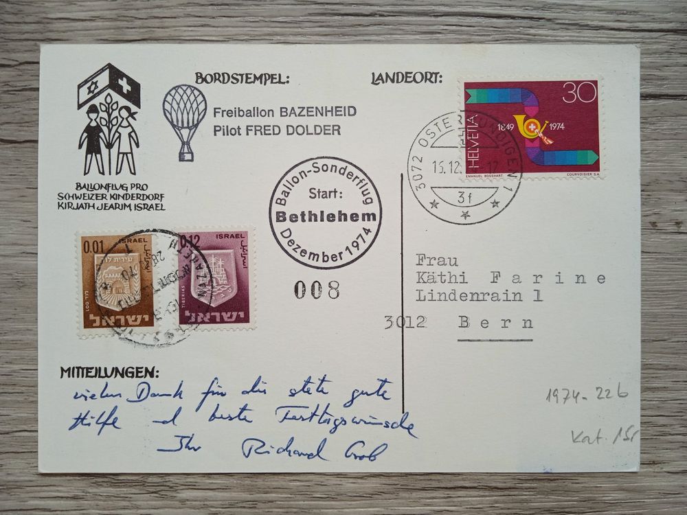 TR20 Carte Postale Timbre Suisse 1974 Theme Aviation Kaufen Auf Ricardo