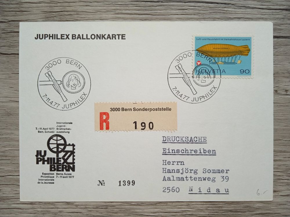 Tr Carte Postale Timbre Suisse Theme Aviation Kaufen Auf Ricardo