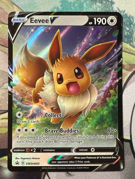 Pokémon Eevee V Promokarte SWSH065 Kaufen auf Ricardo