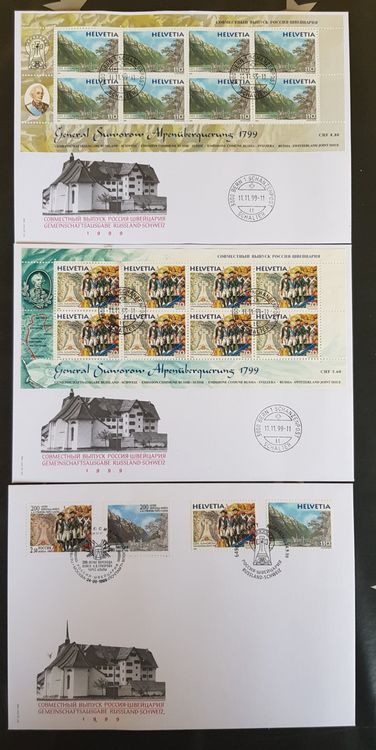 3 Schöne Sonder Briefe Russland Schweiz 1999 Kaufen auf Ricardo