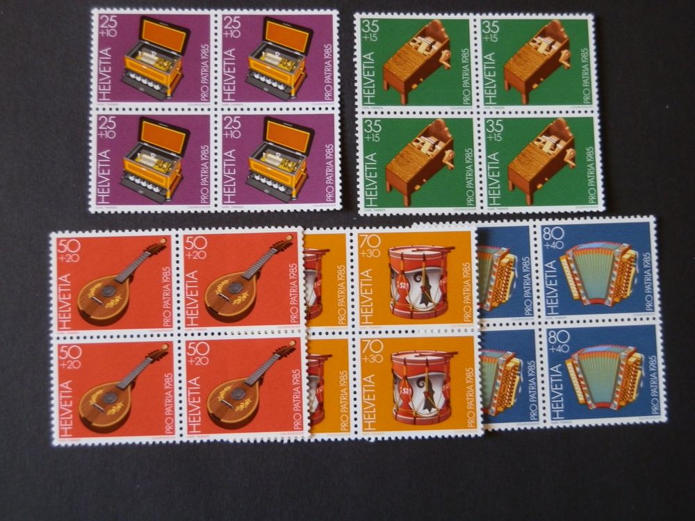 Briefmarken Pro Patria 1985 Kaufen Auf Ricardo