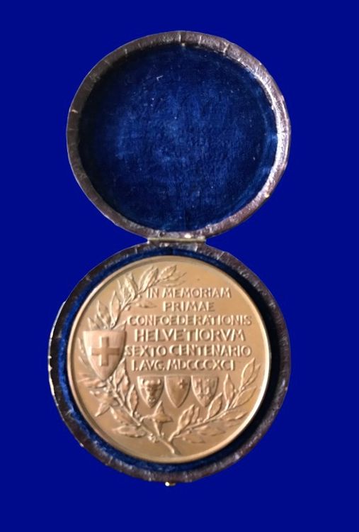 Bronze Medaille 600 Jahre Eidg 1291 1891 Kaufen Auf Ricardo