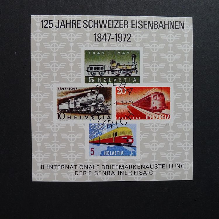 Vignette 125 Jahre Schweizer Eisenbahnen Kaufen Auf Ricardo