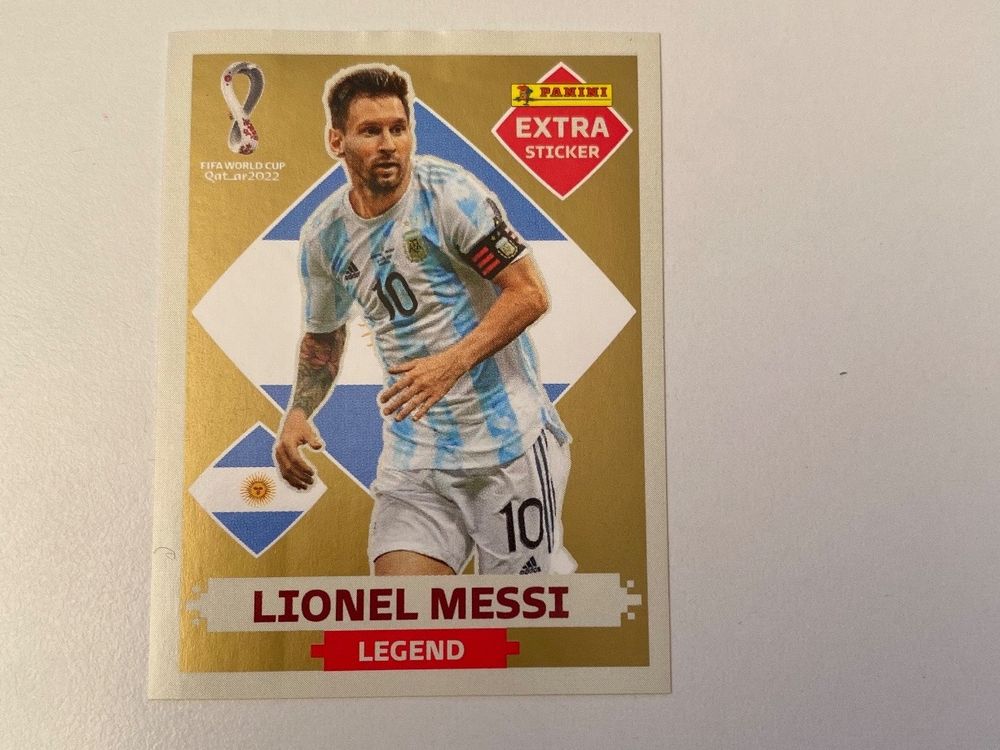 Panini Extra Sticker Lionel Messi Gold Comprare Su Ricardo