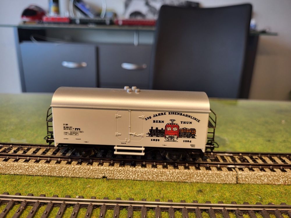 Märklin 125 Jahre Eisenbahnlinie Bern Thun Kühlwagen AC Acheter sur