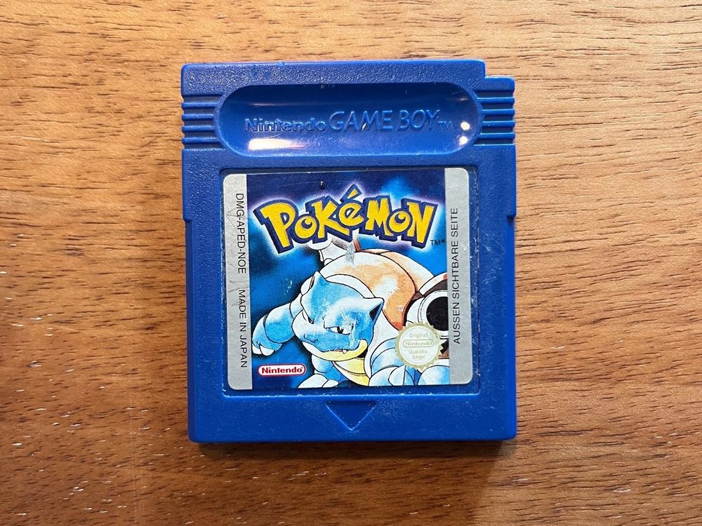 Game Boy Pok Mon Edition Blau Deutsch Kaufen Auf Ricardo