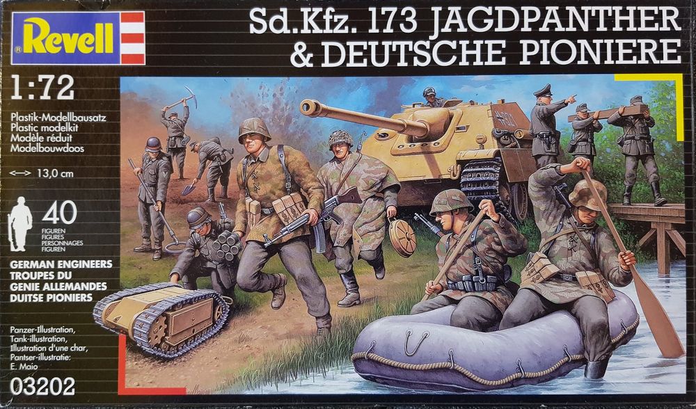 REVELL 03202 SD KFZ 173 JAGDPANTHER DEUTSCHE PIONIERE 1 72 Kaufen