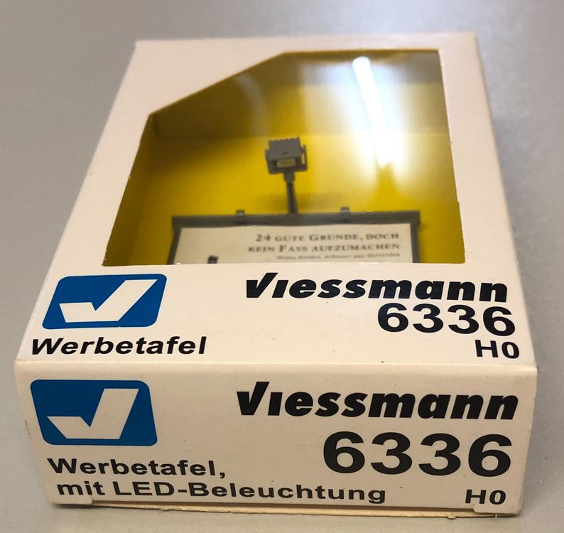 Viessmann HO Werbetafel Mit LED Beleuchtung NEU Kaufen Auf Ricardo