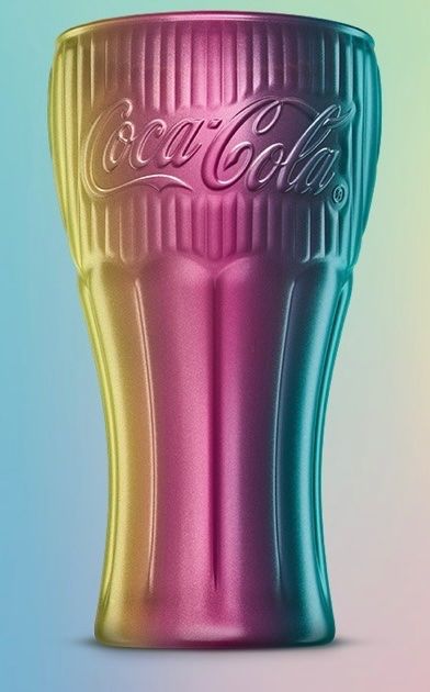 Mc Donald Coca Cola Glas Regenbogen Rainbow Limited Edition Kaufen