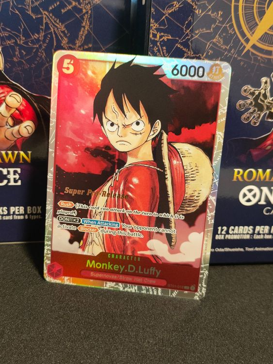 Super Pre Release One Piece Tcg St Luffy Sr En Acheter Sur