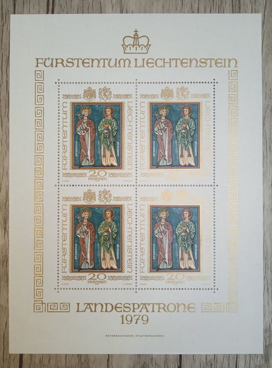 TR39 Bloc Timbre Liechtenstein 1979 Kaufen Auf Ricardo