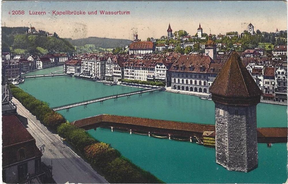 Luzern Kapellbr Cke Und Wasserturm Kaufen Auf Ricardo