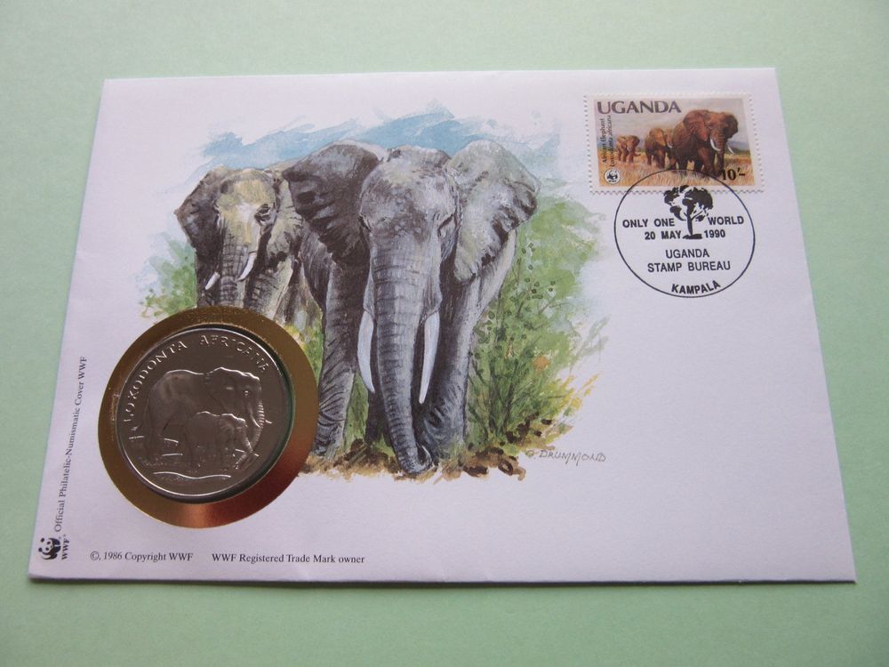 Numisbrief 30 Jahre WWF Afrikanischer Elefant Kaufen Auf Ricardo