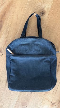 QWESTION Rucksack / Small Pack - dunkelgrau-schwarzer Canvas