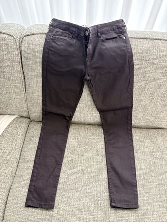 Mango Skinny Hose, Grösse 38, Lila