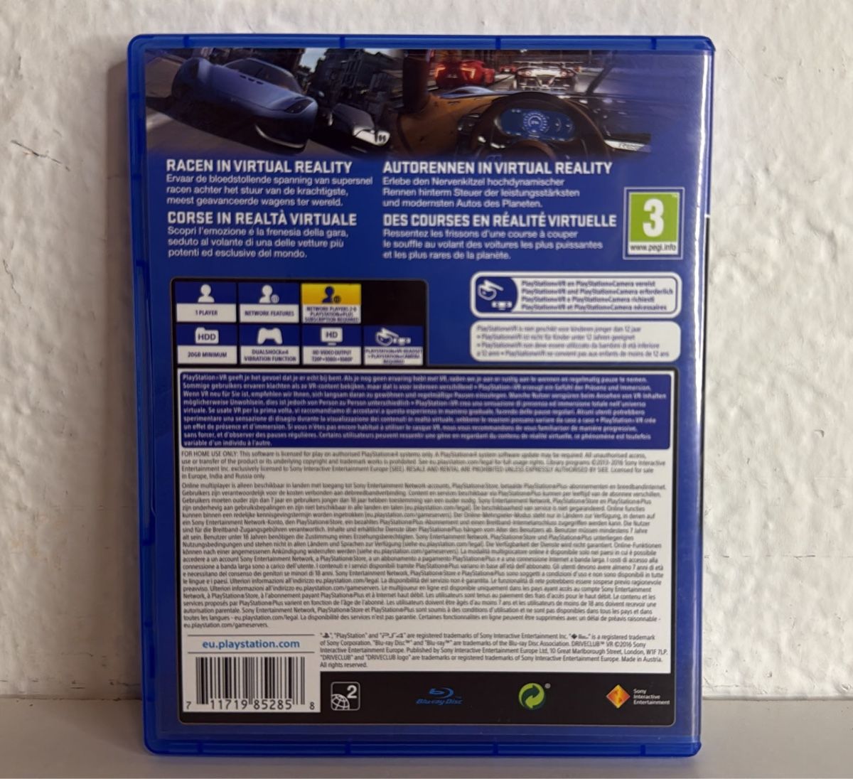 Sony Giochi: Driveclub VR - PS4/PS5 Game – Usato da Ehrendingen venduto da bubulence 1