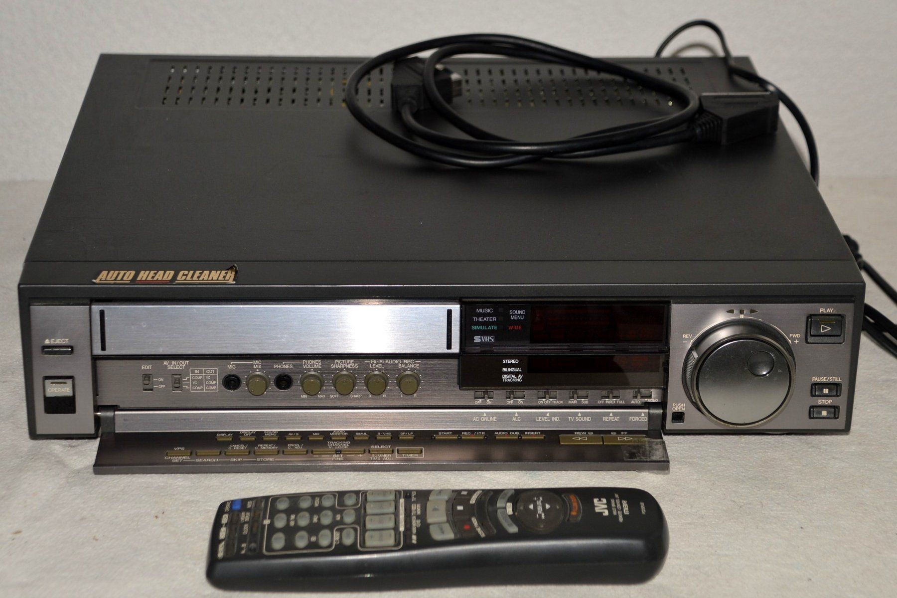 JVC Registratori: Super VHS JVC HR S5800E Videorecorder magnétoscope – Usato da Collonges venduto da arashee 3
