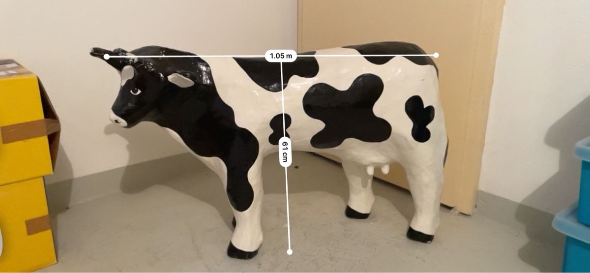 Sculture & Statue: Deko Kuh 105cm lang, 61cm hoch – Usato da Stäfa venduto da mes_csq9 1