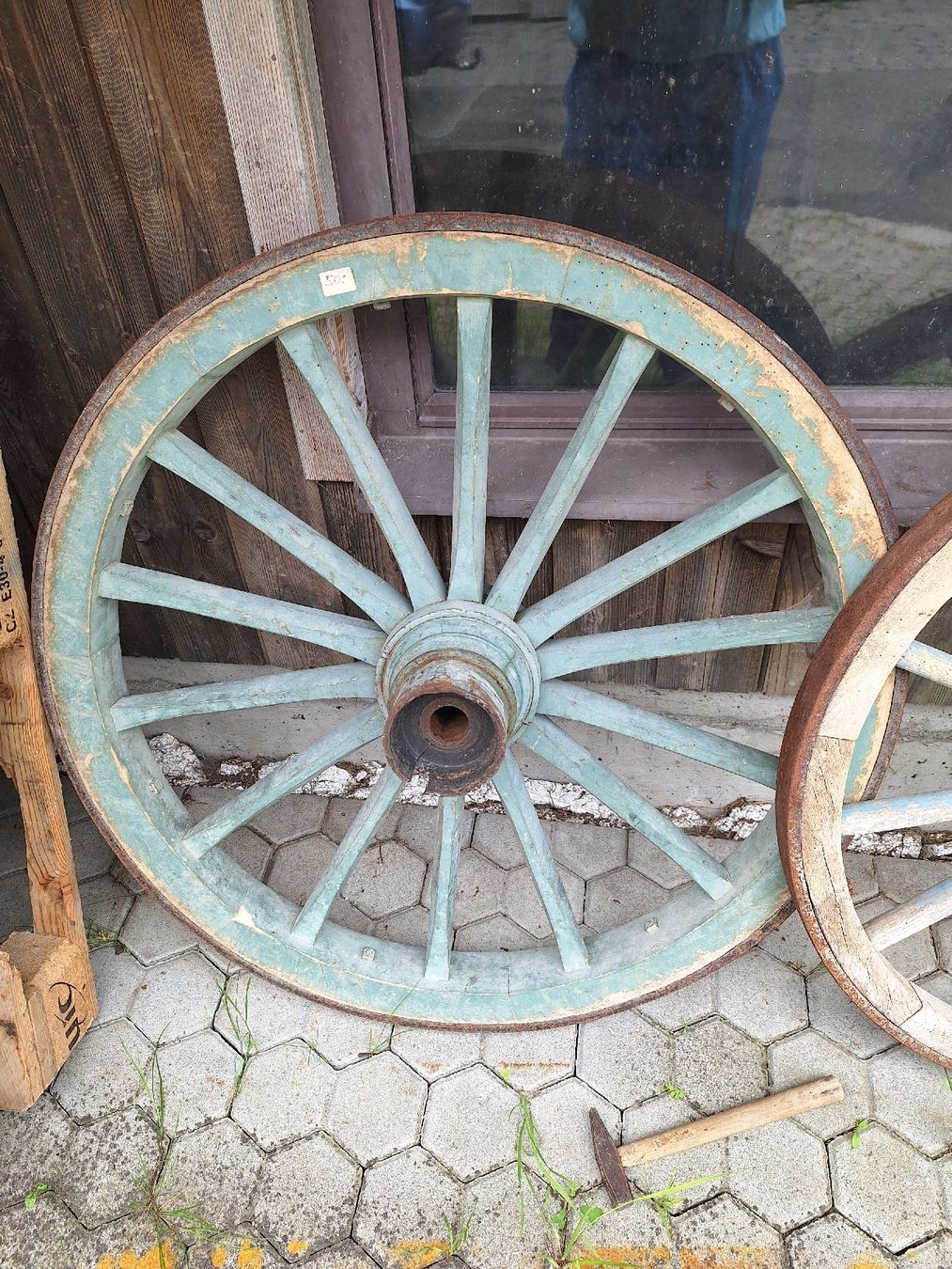 Alle Dekorationen: 4 Alte Wagenräder, Deko-Objekt,   Vintage! – Gebraucht aus Schangnau von Arnika56 1