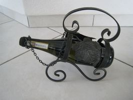 ***** Porte bouteille ancien en fer forgé
