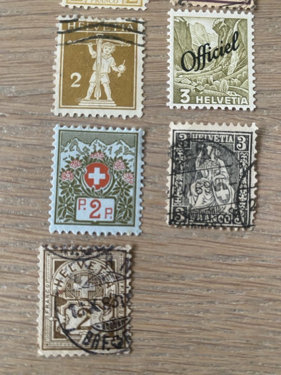 Alle Briefmarken: Briefmarken Konvolut Schweiz  – Gebraucht aus Embrach von bea_8424 2