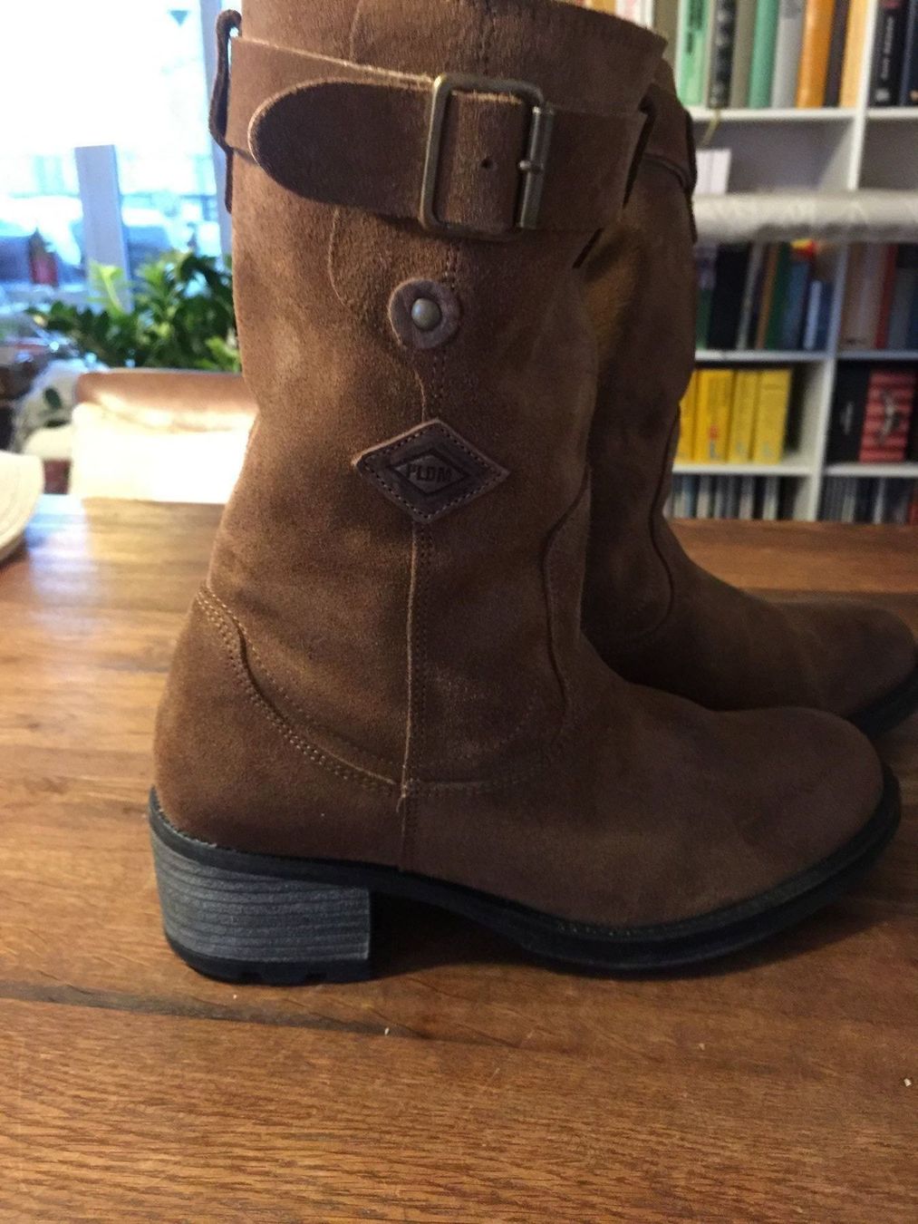 Damenschuhe: mittelbraune Wildleder-Boots, 37 – Neu (gemäss Beschreibung) aus Luzern von Buetzel19 6