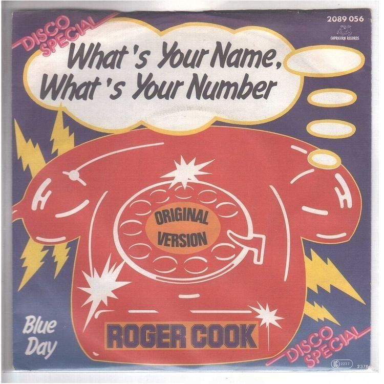 Dischi in vinile: Roger Cook  --  What`s your name   Single7 – Usato da Rheinau venduto da asteng