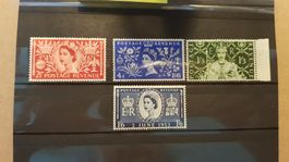 1953***  England - Krönungs Set - Sondermarken        /  399