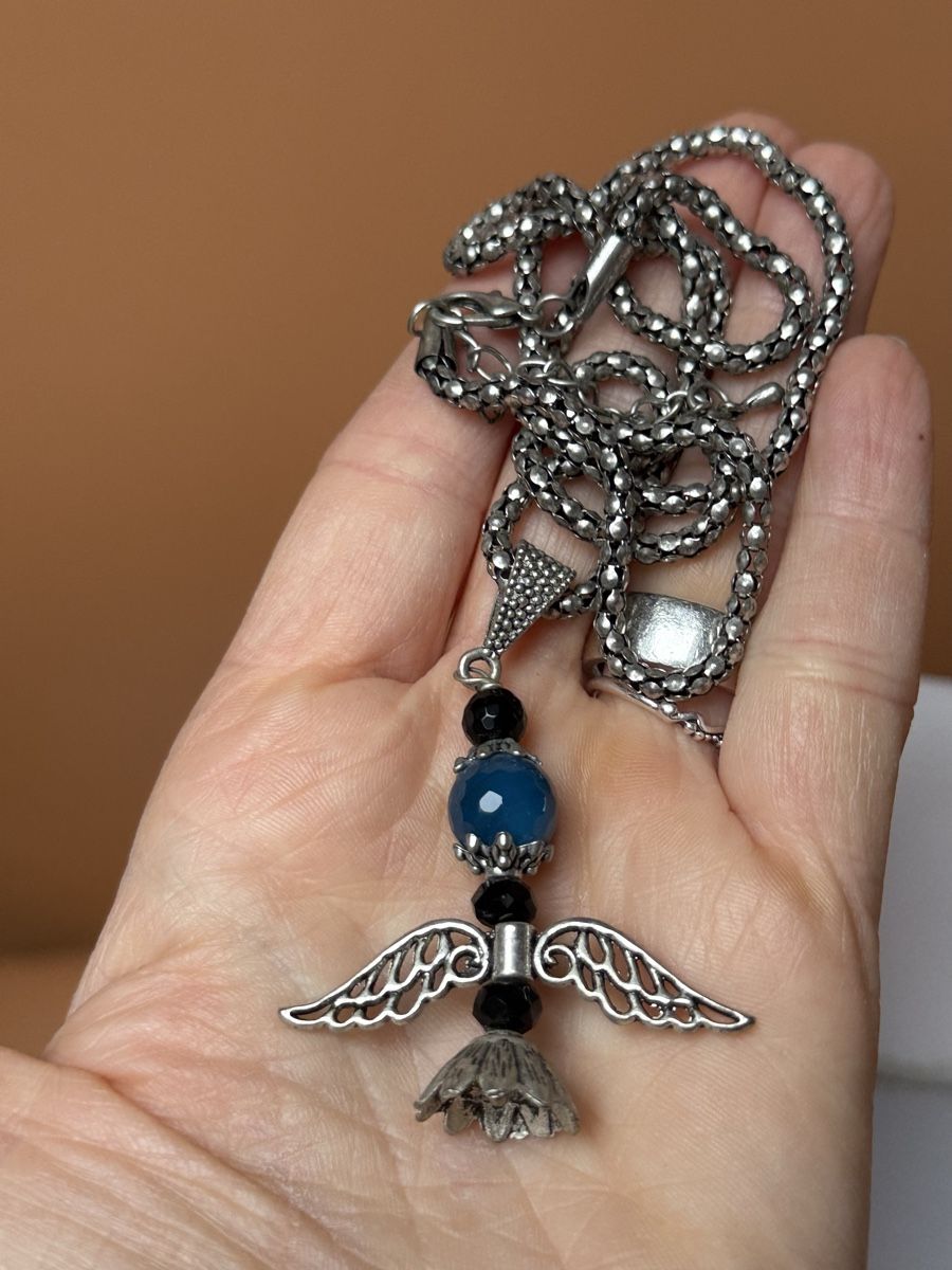 Catenine: Engel Achat Collier NEU – Nuovo e nell'imballaggio originale da Basel venduto da Chili007 1