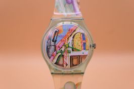 Swatch Gent "LE CHAT BOTTE" GG123, neue Batterie