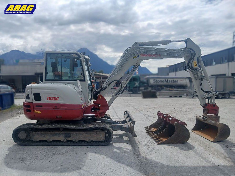 Takeuchi Escavatori: Takeuchi TB260 Raupenbagger – Usato da Hasle LU venduto da Arag08 1