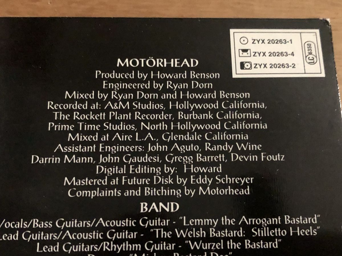Dischi in vinile: Motörhead. 1993. Bastards. – Usato da Faulensee venduto da Mizuno06 2