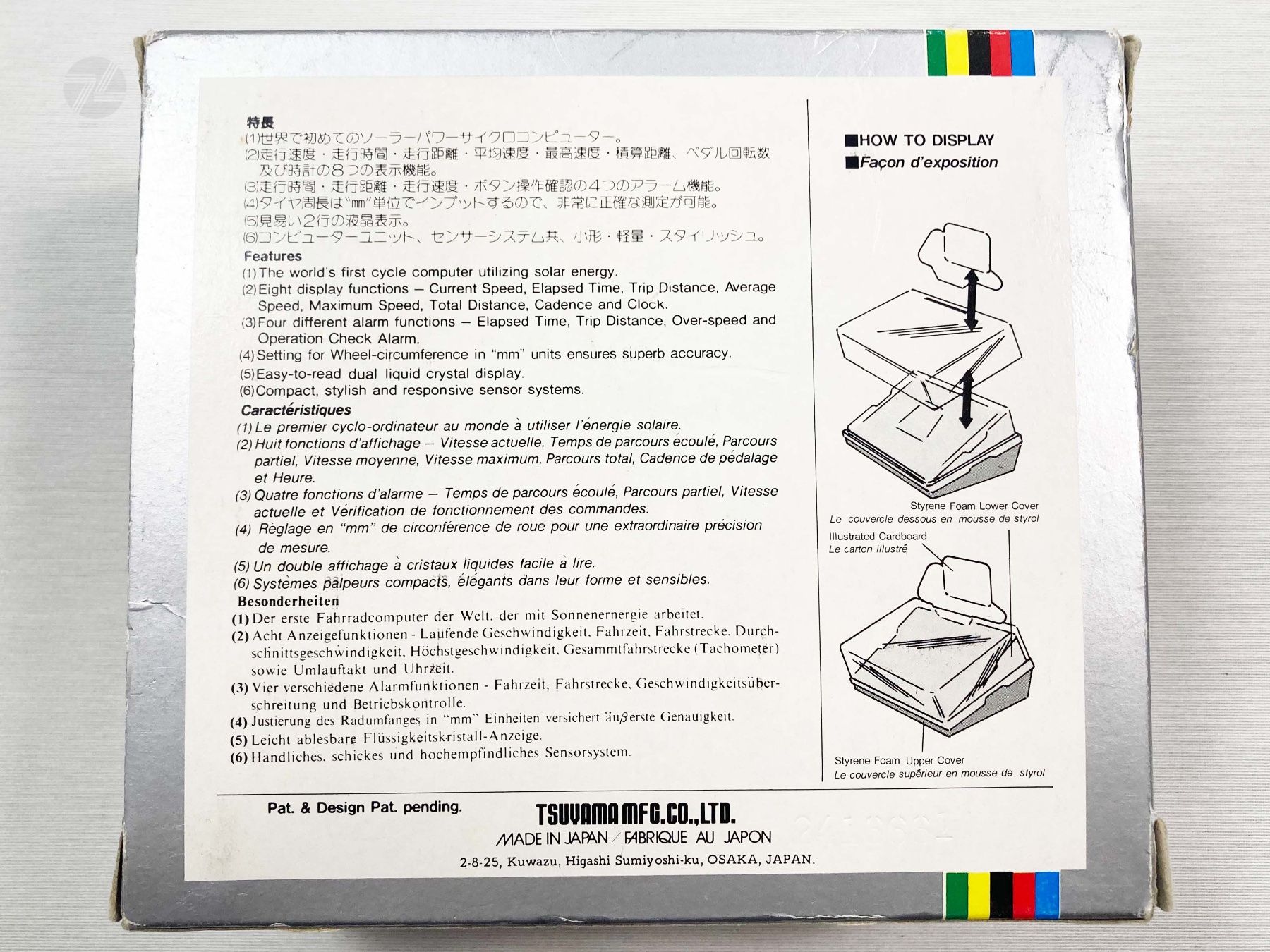 Pezzi di ricambio: Cateye Solar Cyclocomputer CC-2000 Velocomputer Vintage OVP – Usato da Wetzikon ZH venduto da cyan74 4