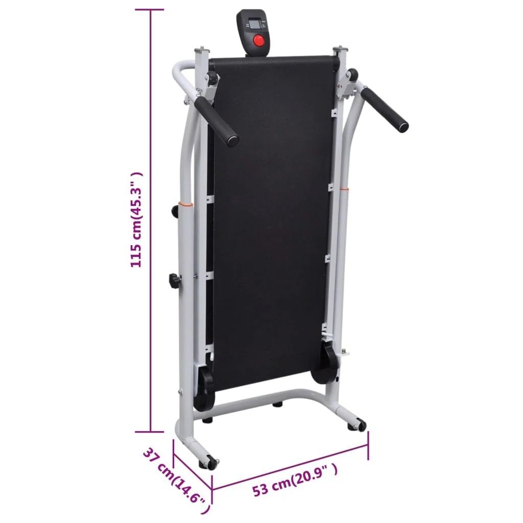 Hometrainer: Mini-Laufband Klappbar 93x36 cm Schwarz – Neu und originalverpackt aus Seftigen von Deadpool98 8