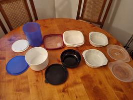 6 Aufbewahrungsdosen, Kunststoff